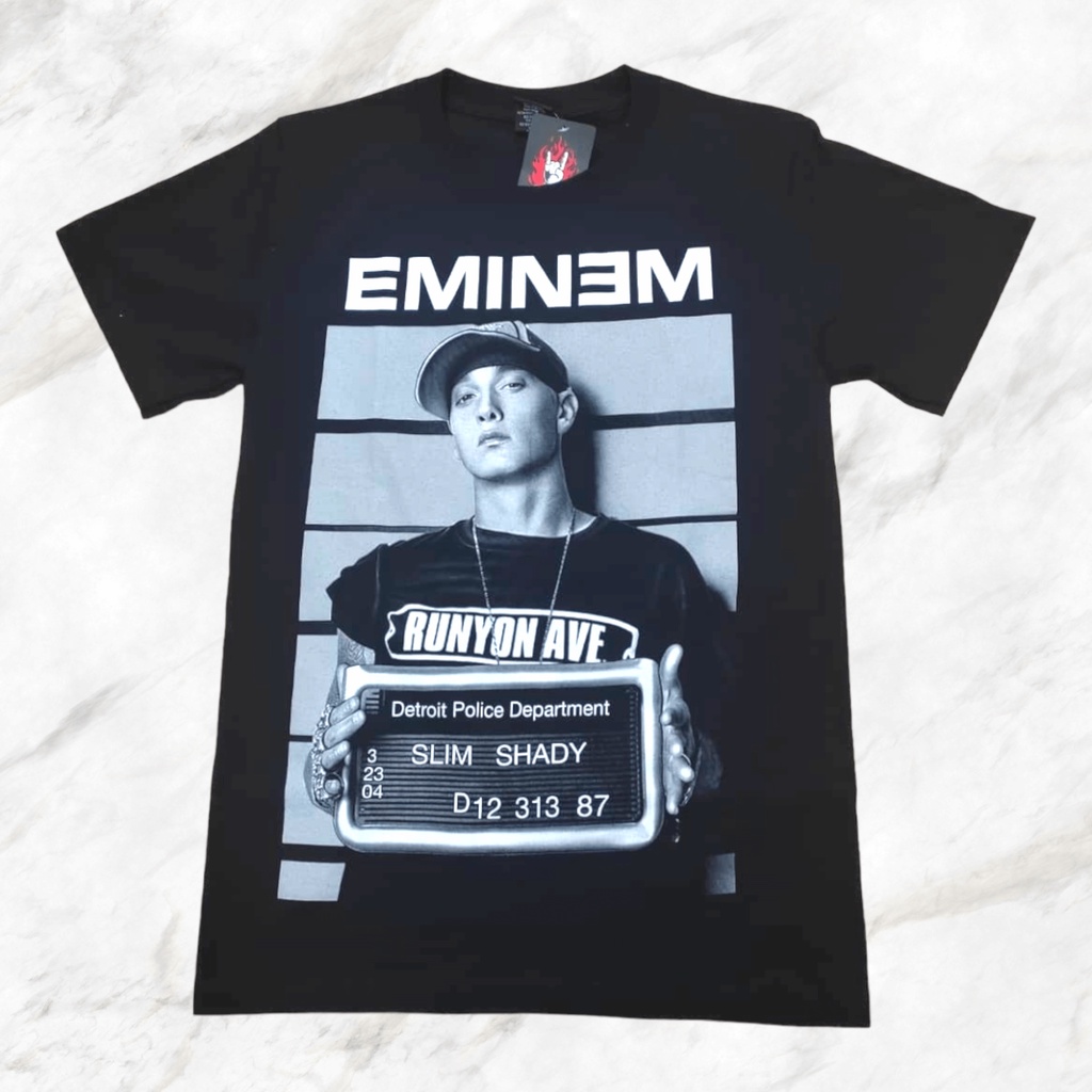 TDM 1749 เสื้อยืด Baju Eminem Rock Yeah