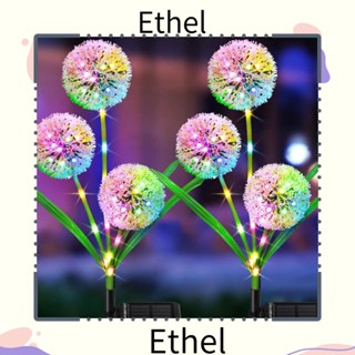 Ethel1 โคมไฟหัวหอม LED พลังงานแสงอาทิตย์ 2 โหมด 1/3 กันน้ํา สําหรับตกแต่งสวน ปาร์ตี้ งานแต่งงาน