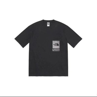 KLQR Supreme X THE FACE PRINTED POCKET TEE joint POCKET PRINTED short-sleeved T-shirt