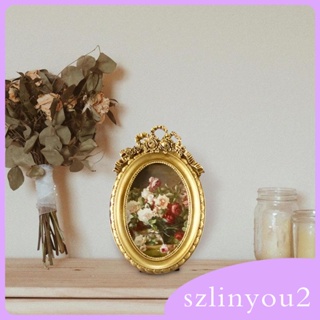 [szlinyou2] กรอบรูปเรซิ่น สไตล์วินเทจ สําหรับห้องนั่งเล่น