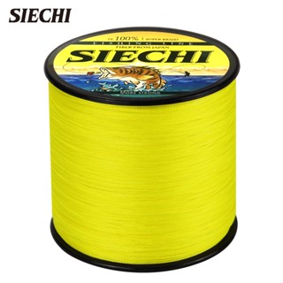 Siechi สายเบ็ดถัก PE 100% 300 ม. 4 เส้น หลากสี สําหรับตกปลาน้ําเค็ม