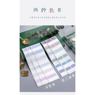 อินเด็กซ์ (Index) ที่คั้นหนังสือ กันน้ำ มี 6 สีต่อ 1 แบบ มีหลายขนาด กระดาษโน๊ต พร้อมแถบกาว (Sticky Notes)
