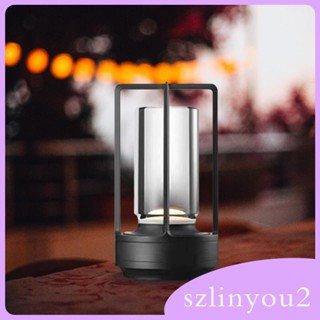 [szlinyou2] โคมไฟตั้งโต๊ะ รีโมตคอนโทรล แบบโลหะ ไร้สาย สไตล์โมเดิร์น สําหรับงานแต่งงาน ปาร์ตี้กลางคืน