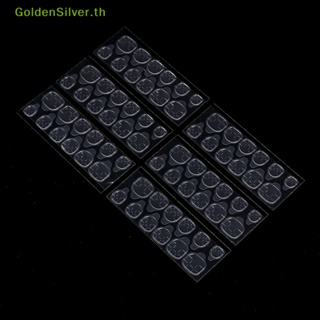 Goldensilver เทปสติกเกอร์ใส สองด้าน สําหรับต่อเล็บปลอม 10 ชิ้น