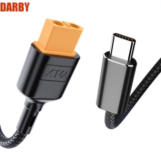 Darby XT60 อะแดปเตอร์สายชาร์จเร็ว 100W 20V 5A PD2.0 QC2.0 SC100 ทนทาน สําหรับโปรโตคอล ToolkitRC