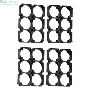 【Big Discounts】Battery Holder 21700 2x3 Slots 4pcs ABS+PC Black Holding Battery Packs#BBHOOD