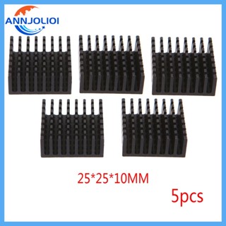 Ann ฮีทซิงค์อลูมิเนียม 25x25x10 มม. พร้อมแผ่นความร้อน สําหรับหม้อน้ํา PC Chip Cpu