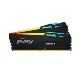 RAM DDR5(6000) 16GB (8GBX2) KINGSTON FURY BEAST RGB (KF560C40BBAK2-16)