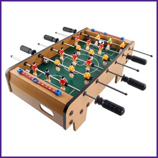 Foosball Deskmini เกมฟุตบอล 2 ลูก คลาสสิก สันทนาการ มือ ฟุตบอล เกม สําหรับเด็ก ครอบครัว เล่นกลางคืน