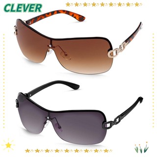 Clever แว่นตากันแดด ไล่โทนสี ขนาดใหญ่ ป้องกันรังสี UV400 แฟชั่นฤดูร้อน สําหรับผู้ชาย