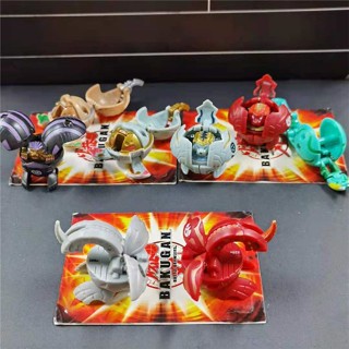 【สินค้าเฉพาะจุด】บาคุกัน สินค้าจํานวนมาก Bakugan 2.5 รุ่นแรก 1st Generation Nostalgic Collection Tiger Unicorn Dragon Red Warrior Deformation Catapult Toy