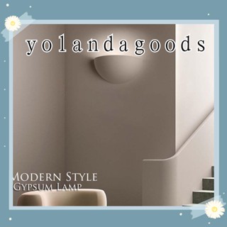 Yola โคมไฟยิปซั่ม ครึ่งวงกลม สําหรับบ้าน ทางเดิน