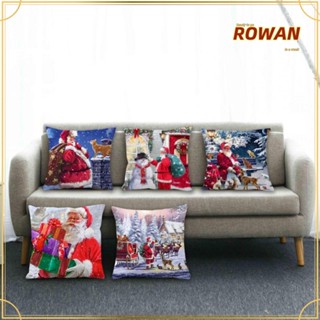 Rowans ปลอกหมอน ลายคริสต์มาส แฟชั่น สําหรับตกแต่งบ้าน ปาร์ตี้คริสต์มาส