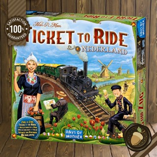 Ticket to Ride: Nederland Map