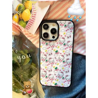 เคสโทรศัพท์มือถือ แบบนิ่ม ลาย Kt Paradise สีชมพู สําหรับ iPhone 14promax 13promax 11 12 7 13promax 11 14 xr 12pro