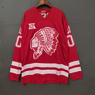 เสื้อกีฬาแขนยาว ลายทีม Nhl Hockey Jersey Hockey Jersey ทรงหลวม สไตล์ฮิปฮอป สําหรับคู่รัก