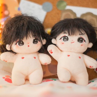 ตุ๊กตาฝ้ายตัวใหม่ ตุ๊กตาฝ้าย 10 cm ของขวัญ 10 cm ใส่หัวปลาคอด 10 cm