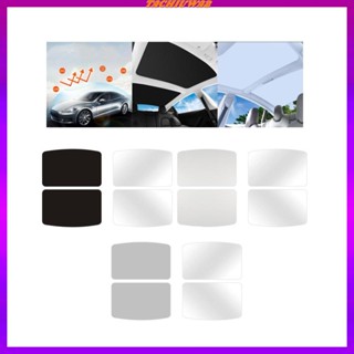 [Tachiuwa2] ม่านบังแดด กันความร้อน สีดํา สําหรับหลังคารถยนต์ 4 ชิ้น