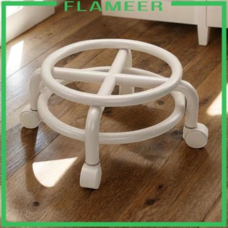 [Flameer] เก้าอี้สตูล ทรงกลม เคลื่อนย้ายง่าย สําหรับออกกําลังกาย ทําเล็บเท้า