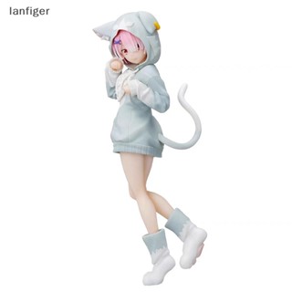 Lanf โมเดลฟิกเกอร์ อนิเมะ From Zero-Starg Life in Another World Emilia Rem Ram Puck ขนาด 20 ซม. ของเล่นสําหรับเด็ก