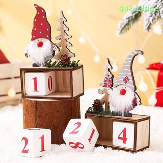 Guadalupe ปฏิทินคริสต์มาส 1 ชิ้น มินิซานตาคลอส DIY ปฏิทิน Navidad เครื่องประดับบ้าน