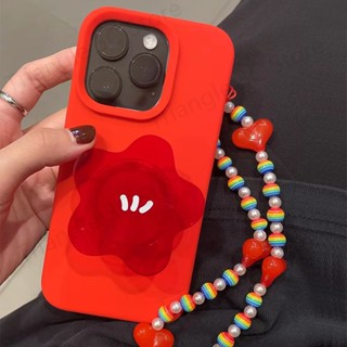 เคสป้องกันโทรศัพท์มือถือ ลายดอกคําฝอย มีสายโซ่คล้อง กันกระแทก สําหรับ Iphone 14pro max 13 12 11 14Promax 13Promax 12 11