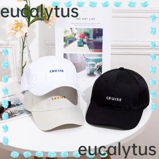 Eucalytus1 หมวกเบสบอล ปักลายตัวอักษร ลําลอง