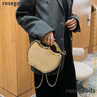 Rosegoods1 กระเป๋าสะพายไหล่ กระเป๋าถือ หนัง PU ทรงสี่เหลี่ยม พร้อมหูหิ้ว แฟชั่นสําหรับสตรี