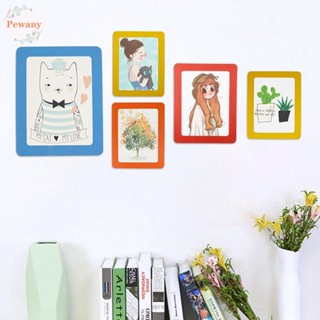 Pewany กรอบรูปแม่เหล็ก หลากสี สําหรับตกแต่งห้อง ครอบครัว รูปภาพ และความทรงจํา