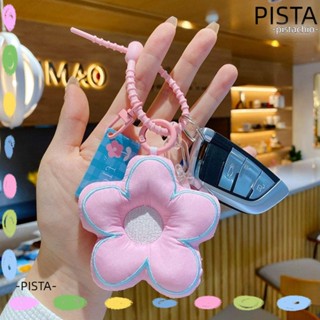 Pista พวงกุญแจดอกไม้ เครื่องประดับตกแต่งโทรศัพท์ สวยหรู