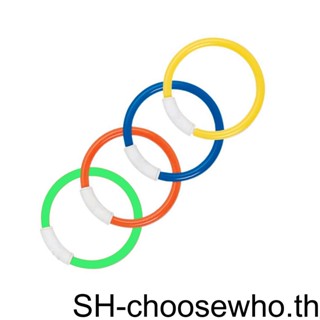 【Choo】ห่วงยางพลาสติก ทรงกลม หลากสี 1/2/3 สําหรับว่ายน้ํา 1 ชิ้น