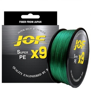 Jof สายเบ็ดตกปลา แบบถัก แข็งแรงมาก X12 X9 100 ม.-300 ม. 9-41.8 กก. 20-92 ปอนด์