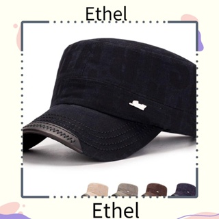 Ethel1 หมวกเบสบอลลําลอง ผ้าฝ้าย ระบายอากาศ ปรับได้ เหมาะกับฤดูใบไม้ผลิ ฤดูร้อน สําหรับผู้ชาย