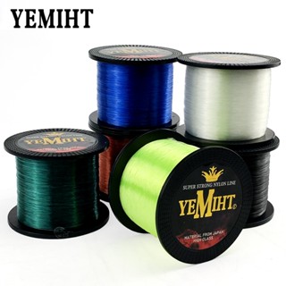 Yemith สายไนล่อน 3.5-28.6LB 1000 ม. 500 ม. แข็งแรงมาก สําหรับตกปลา