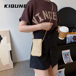 KIQUNE   กระเป๋าผู้หญิงสะพายข้าง กระเป๋าสะพาย ข้าง 2023 NEW   High quality รุ่นใหม่ fashion คุณภาพสูง L91TPIV 37Z230910