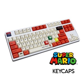 KEYCAPS MARIO คีย์แคปลายมาริโอ้ คีย์แคปลายการ์ตูน คีย์แคปอนิเมะ [G7123] คีย์แคปน่ารัก OEM PBT ABS Keycaps