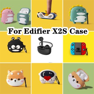 【พร้อมส่ง】เคสหูฟัง แบบนิ่ม ลายการ์ตูนมังกร สําหรับ Edifier X2S Edifier X2S