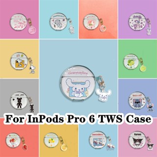 พร้อมส่ง! เคสหูฟัง แบบนิ่ม ลายการ์ตูนนักบินอวกาศ สําหรับ InPods Pro 6 TWS Pro6