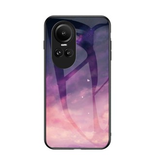  เคสโทรศัพท์มือถือแบบแก้วแข็ง กันกระแทก หลากสี สําหรับ OPPO Reno 10 Pro Plus Reno10 Pro+ 5G Reno 10Pro CPH2531 CPH2525 CPH2521 2023