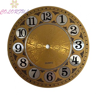 【COLORFUL】Retro Style Aluminum Wall Clock Dial Face Vintage Arabic Numeral 7 Inch Diameter