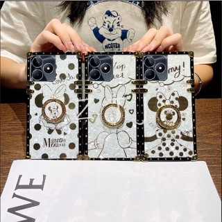 เคสโทรศัพท์กันกระแทก Realme C53 C55 น่ารัก การ์ด รัก เมาส์ แหวนยึด เคสป้องกัน กันกระแทก