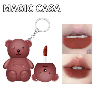 Magic CASA ลิปสติก ลิปกลอส เนื้อแมตต์กํามะหยี่ ติดทนนาน ไม่ซีดจาง ให้ความชุ่มชื้น กันน้ํา