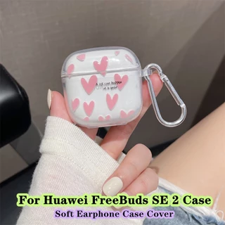 พร้อมส่ง! นําไปใช้กับ Huawei FreeBuds SE 2 เคส Case เคสหูฟัง รูปทรงสามมิติน่ารัก ลายการ์ตูนโปร่งใส