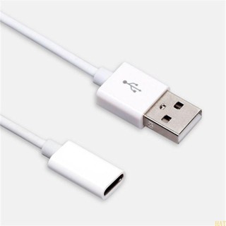 Hat สายเคเบิล USB 2 0 Type A ตัวผู้ เป็น USB 3 1 Type C ตัวเมีย สําหรับหูฟัง FreeLace