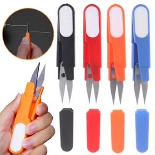 New Fishing Scissors Line Cutters Braid Snips Coarse Safety Sewing Tool Hooded