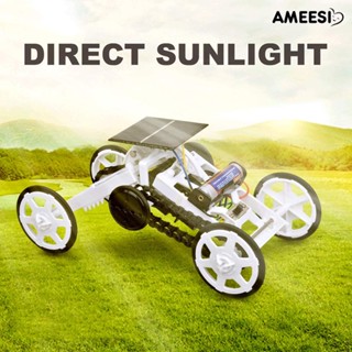 Ameesi Kid DIY 4WD วิศวกรรมปีนเขาอวกาศยานพาหนะทางวิทยาศาสตร์ทดลองของเล่นเพื่อการศึกษา