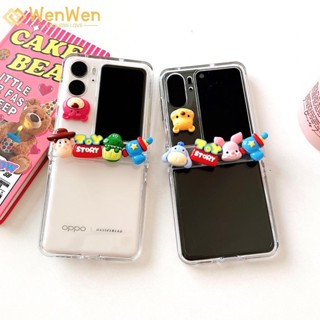 Wenwen เคสโทรศัพท์มือถือ ลายการ์ตูน สามมิติ แฟชั่น สําหรับ OPPO Find N2