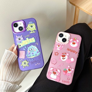 Toy Story Lotso เคสไอโฟน13 cases for iPhone11 14promax เคสไอโฟน14 pro max เคสโทรศัพท์มือถือ for iPhone14pro 11promax cases i12 12pro 12promax i13 13pro 13promax 14 Pro max cover