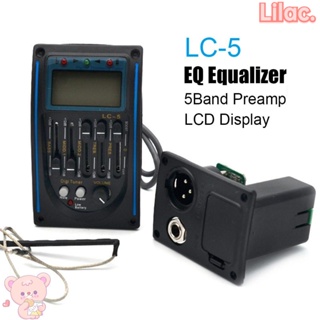 Lilac LC-5 กล่องแบตเตอรี่ อีควอไลเซอร์ EQ สําหรับกีตาร์