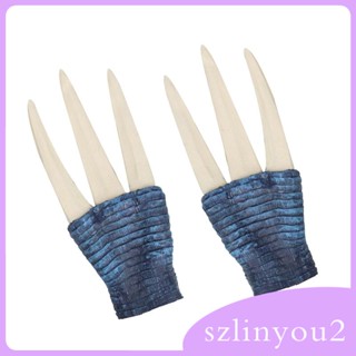 [szlinyou2] ถุงมือ ลายกรงเล็บไดโนเสาร์ สําหรับปาร์ตี้ฮาโลวีน